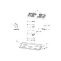 Jenn-Air JGC7530BS0 cooktop, burner and grate parts diagram