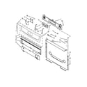 Amana AGR5630BDW1 control panel parts diagram