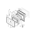 Whirlpool WFC310S0AT0 door parts diagram