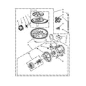 Maytag MDB4709PAB4 pump and motor parts diagram