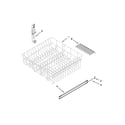 Maytag MDB4709PAB4 upper rack and track parts diagram