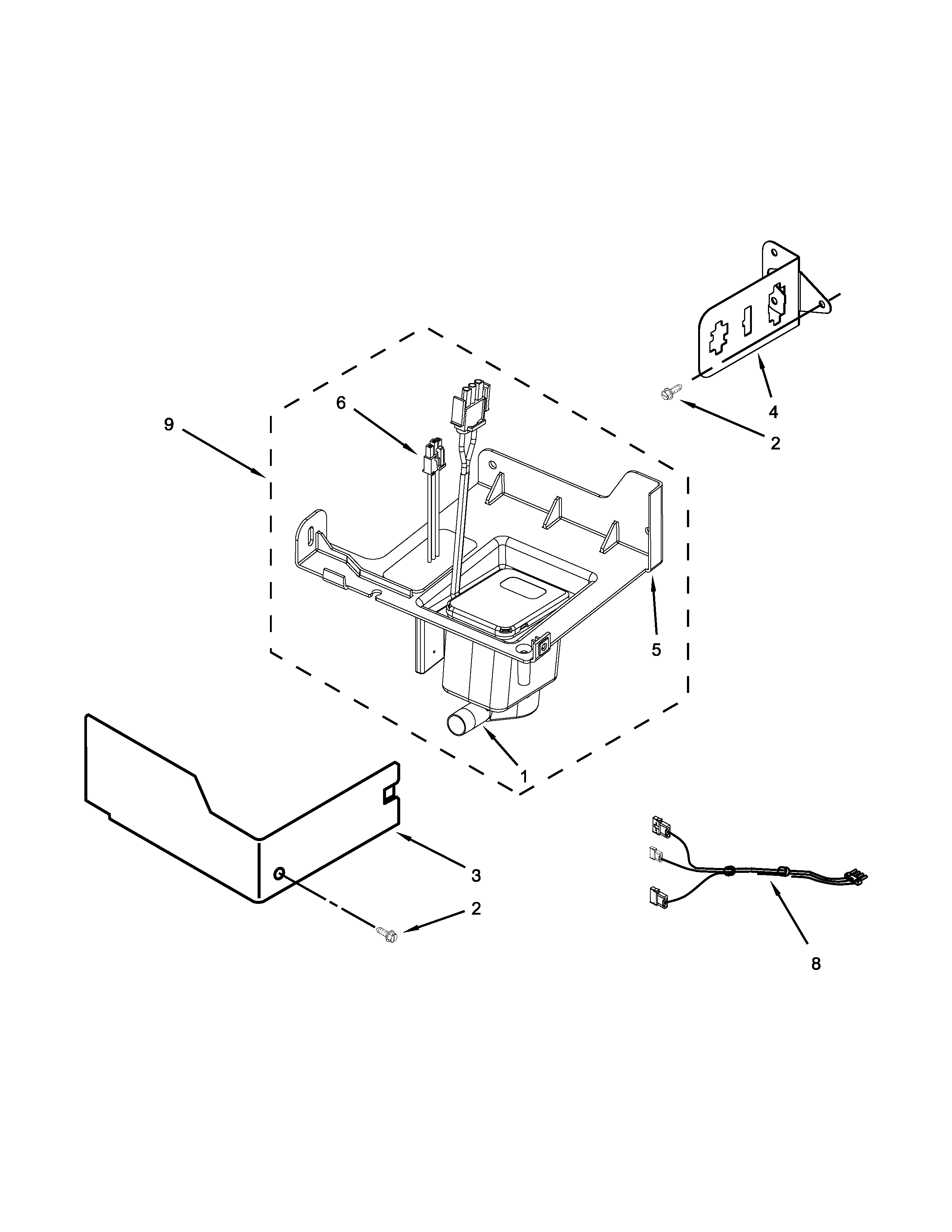 Whirlpool GI15NFLXS0 pump parts diagram