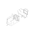 Whirlpool WOD93EC7AB00 upper oven door parts diagram