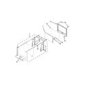 Whirlpool WOD93EC7AB00 lower oven door parts diagram