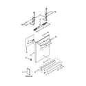 Whirlpool WDT710PAYE6 door and panel parts diagram