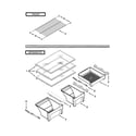 Whirlpool WRT351SFYF00 shelf parts diagram