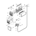 Whirlpool W8TXNGMBQ01 icemaker parts diagram