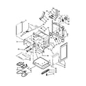 Whirlpool WFE524CLBS0 chassis parts diagram