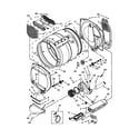 Maytag 4KMEDC300BW0 bulkhead parts diagram