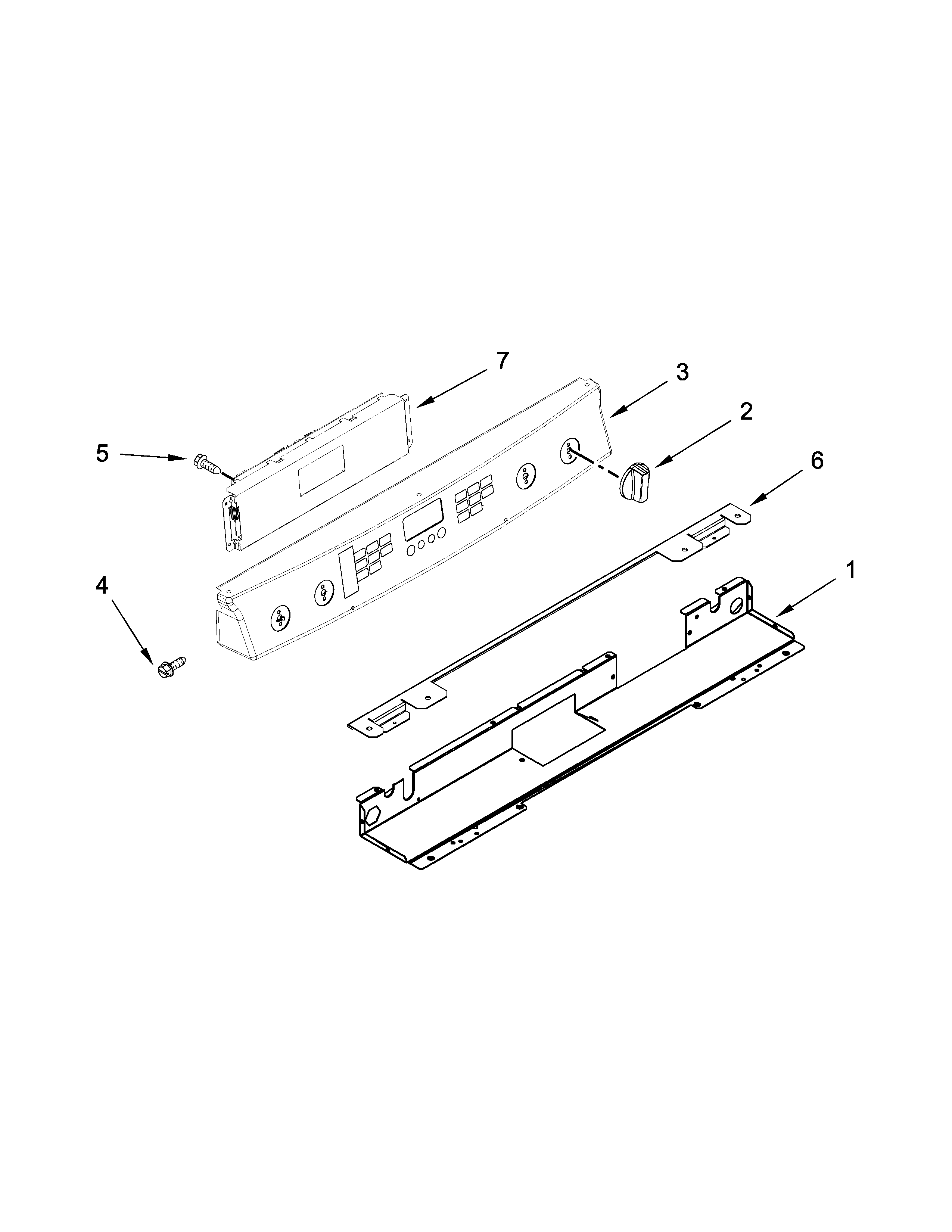 Jenn-Air JGS9900CDB00 control panel parts diagram