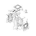 Maytag MHW7000AG2 top and cabinet parts diagram