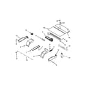 Whirlpool RBD245PRQ05 top venting parts diagram