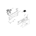 Whirlpool WFW8640BC2 control panel parts diagram