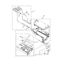 Whirlpool WFW8640BC2 dispenser parts diagram