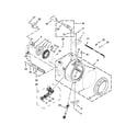 Whirlpool WFW8640BC2 tub and basket parts diagram
