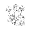 Crosley CED147SDW0 bulkhead parts diagram