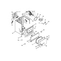 Whirlpool 4KWED4750BQ0 cabinet parts diagram