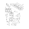 Whirlpool WGG755S0BH01 manifold parts diagram