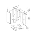 Jenn-Air JFC2290VEM1 refrigerator door parts diagram