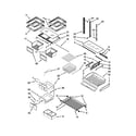 Jenn-Air JFC2290VEM1 shelf parts diagram