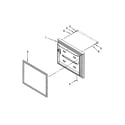 Jenn-Air JFC2290VEM1 freezer door parts diagram
