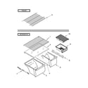Whirlpool WRT108TFYW00 shelf parts diagram