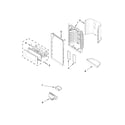 Maytag 7MF2976AEM00 dispenser front parts diagram