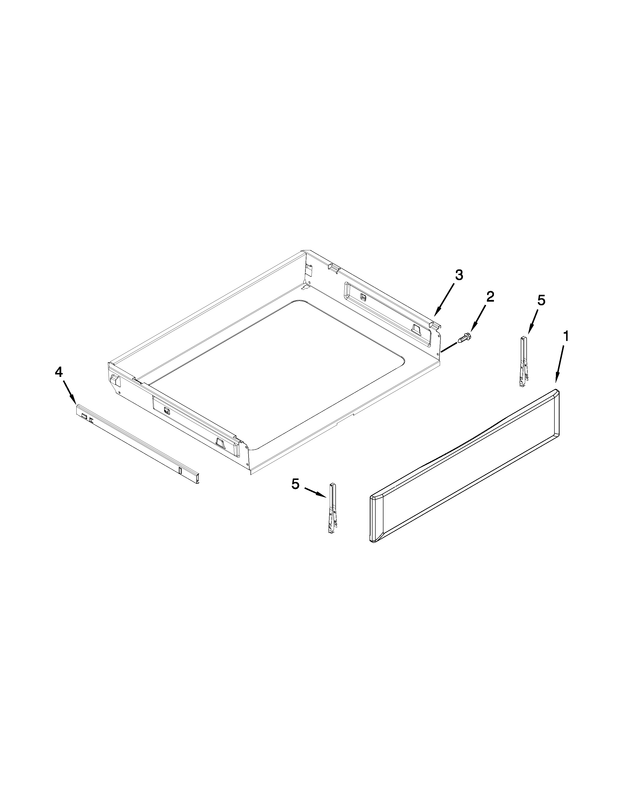 Maytag YMER8800DE0 drawer parts diagram
