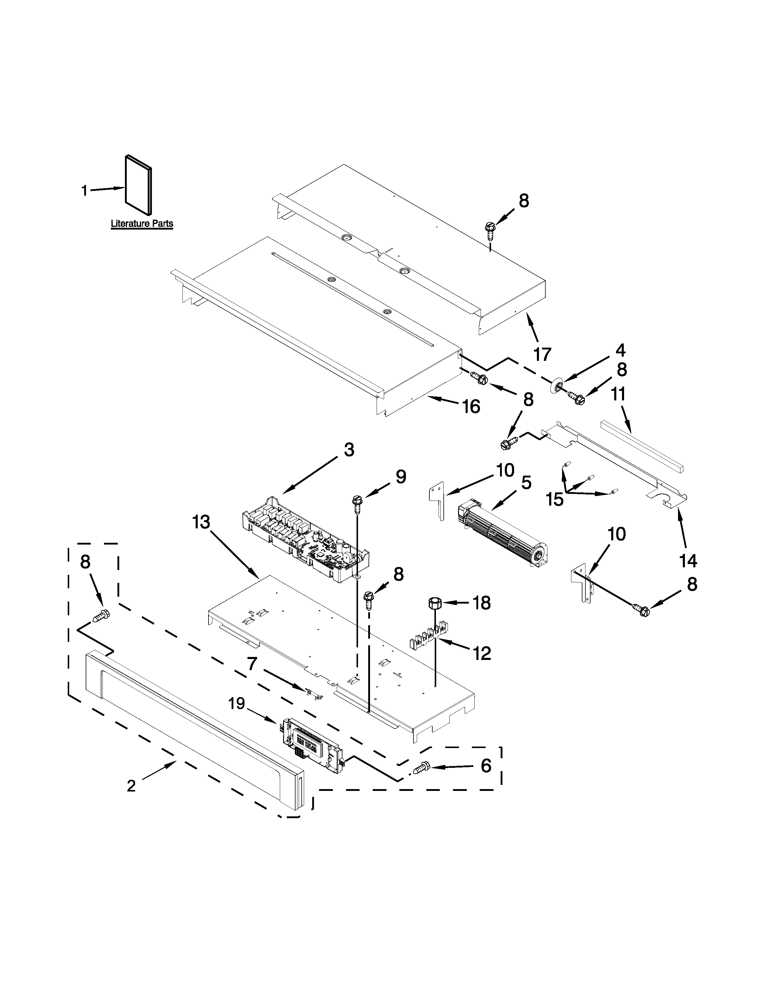 Maytag MEW7627AS02 control panel parts diagram