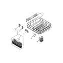 KitchenAid KUDW03CTSS0 lower rack parts diagram