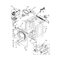 Whirlpool WGD88HEAW0 cabinet parts diagram
