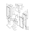 Maytag MFT2976AEM00 refrigerator door parts diagram