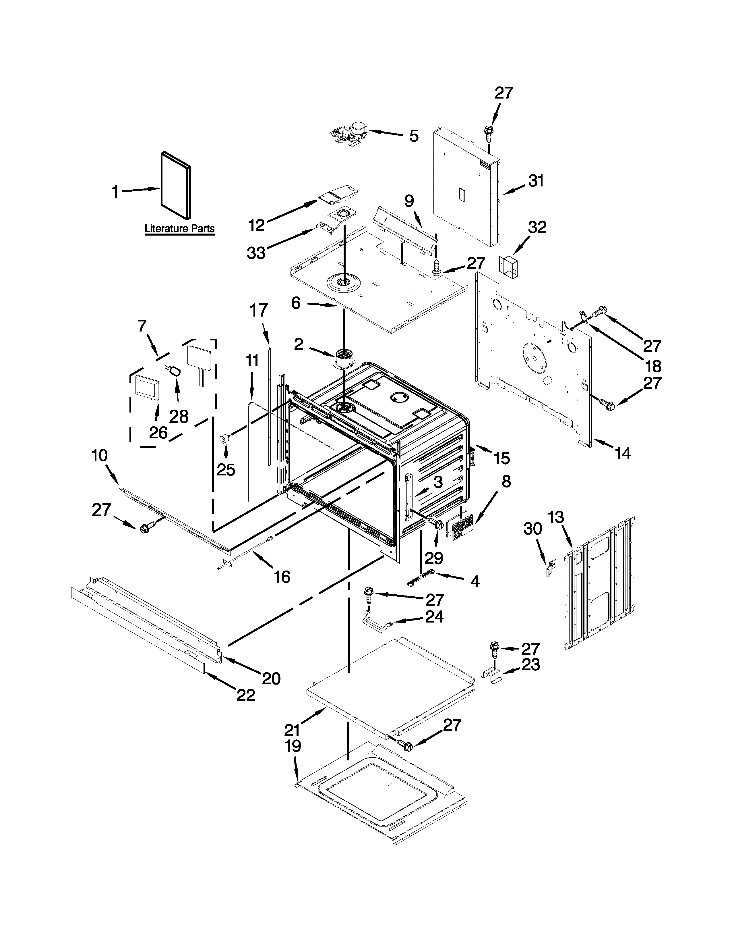 KitchenAid KEBS109BBL01 oven parts diagram