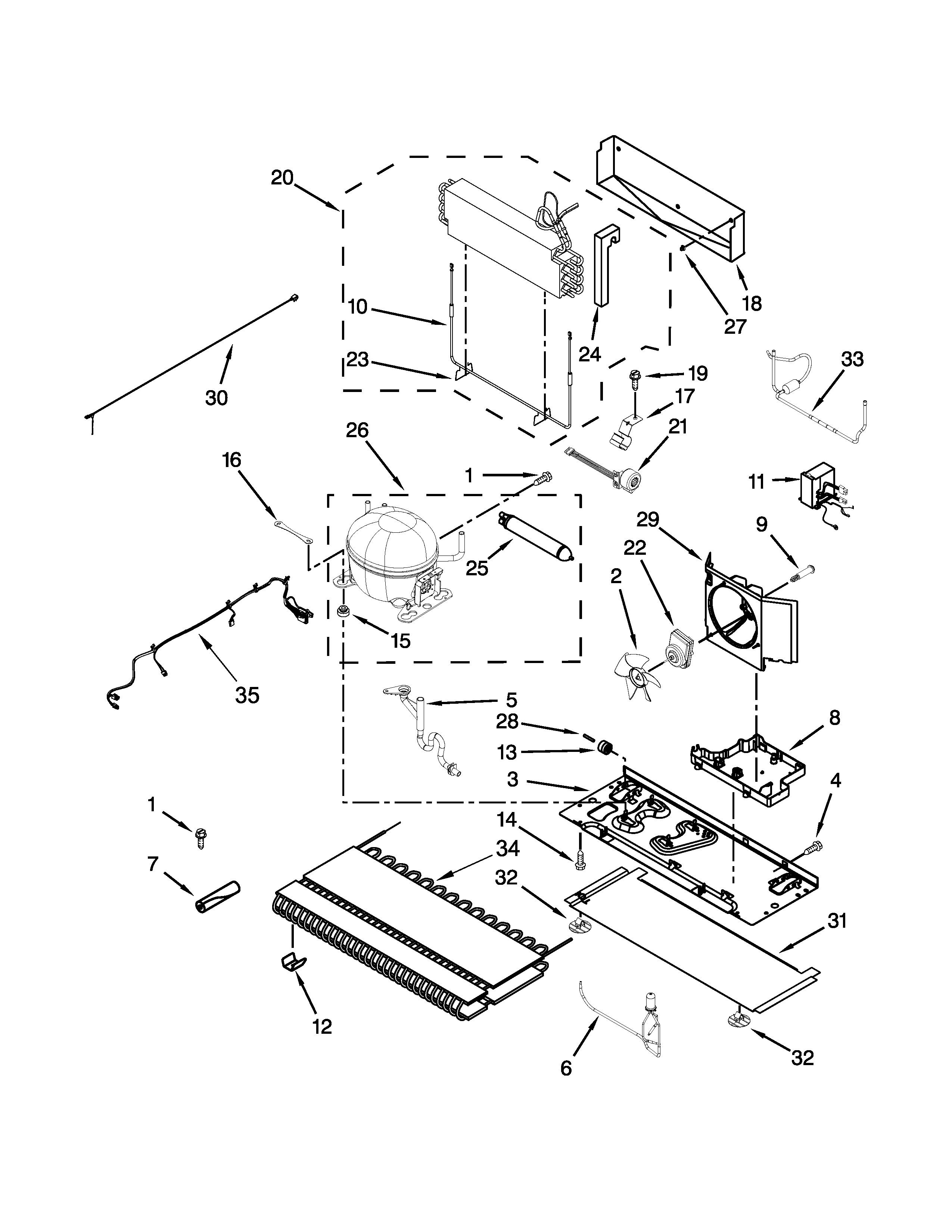 Maytag MFT2976AEB01 unit parts diagram