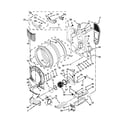 Maytag MED6000XR0 bulkhead parts diagram