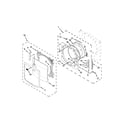 Maytag MGD6000XG0 door parts diagram