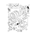 Maytag YMED6000XW0 bulkhead parts diagram