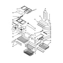 Maytag MFF2258DEE00 shelf parts diagram