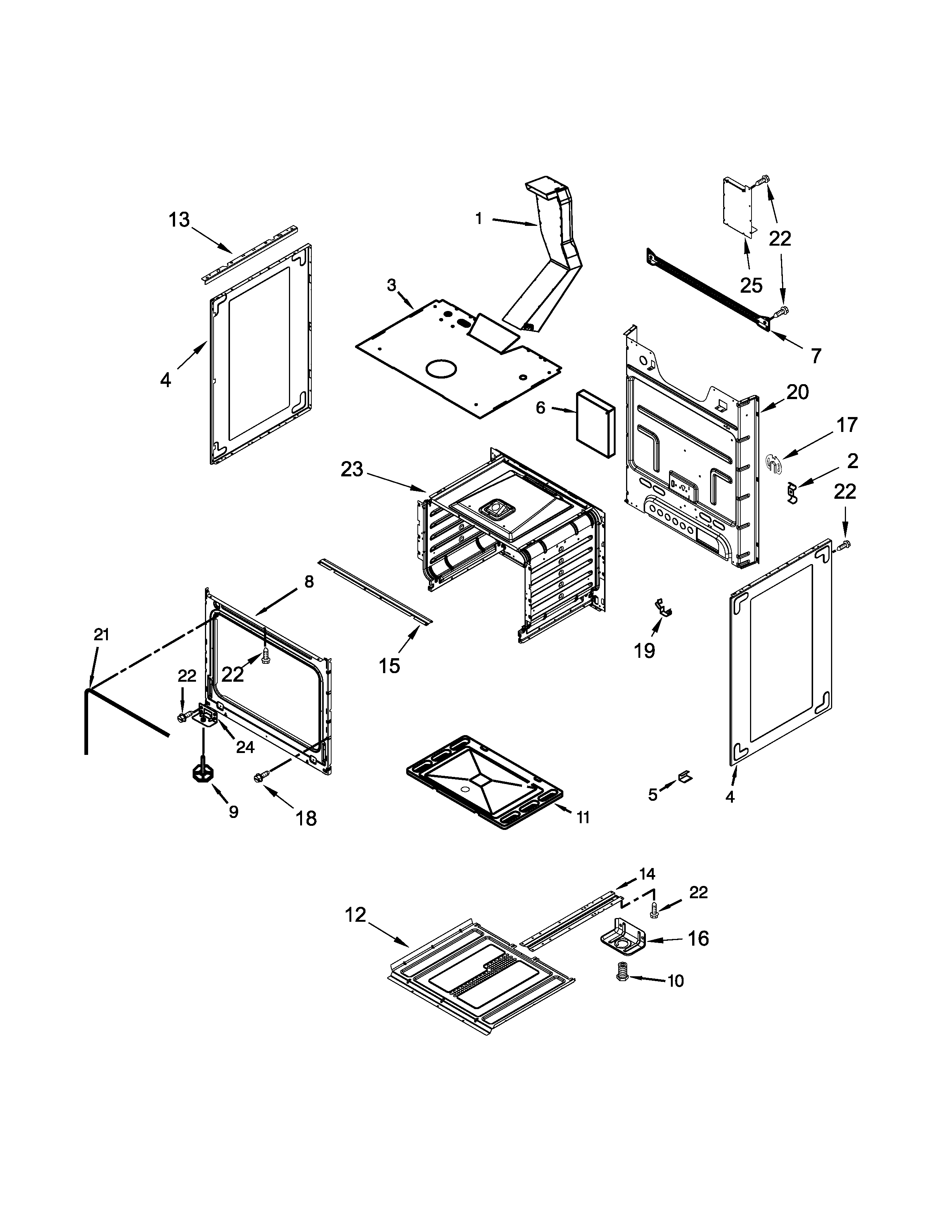 Amana AGR3130BAW0 chassis parts diagram
