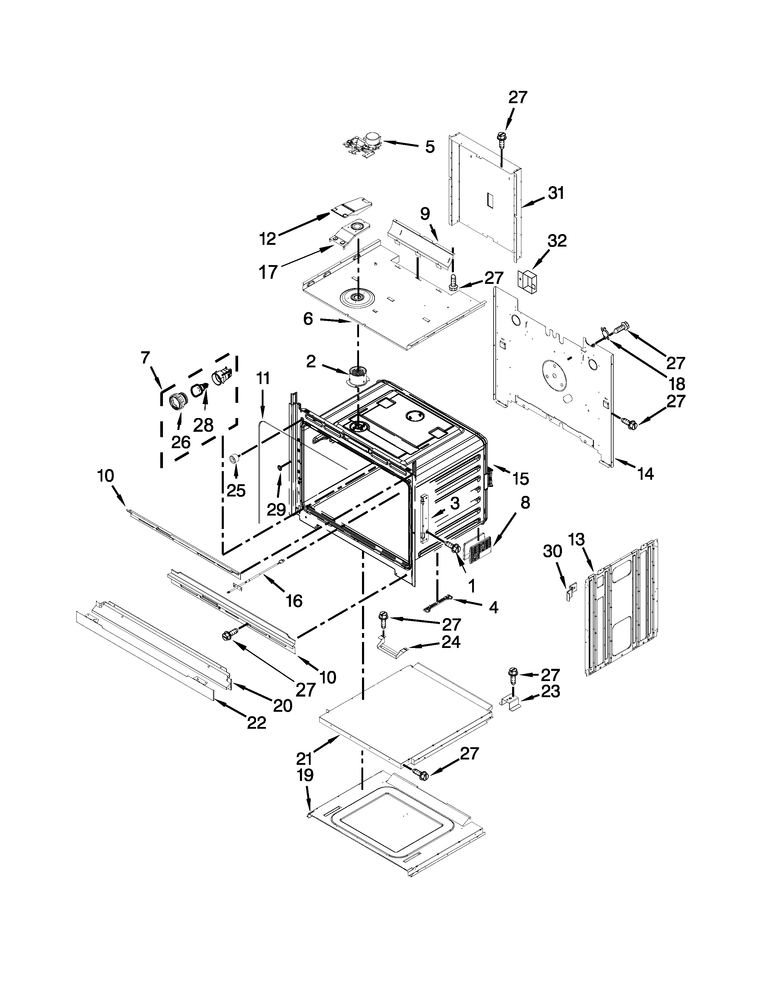 Maytag MEW9530AW02 oven parts diagram
