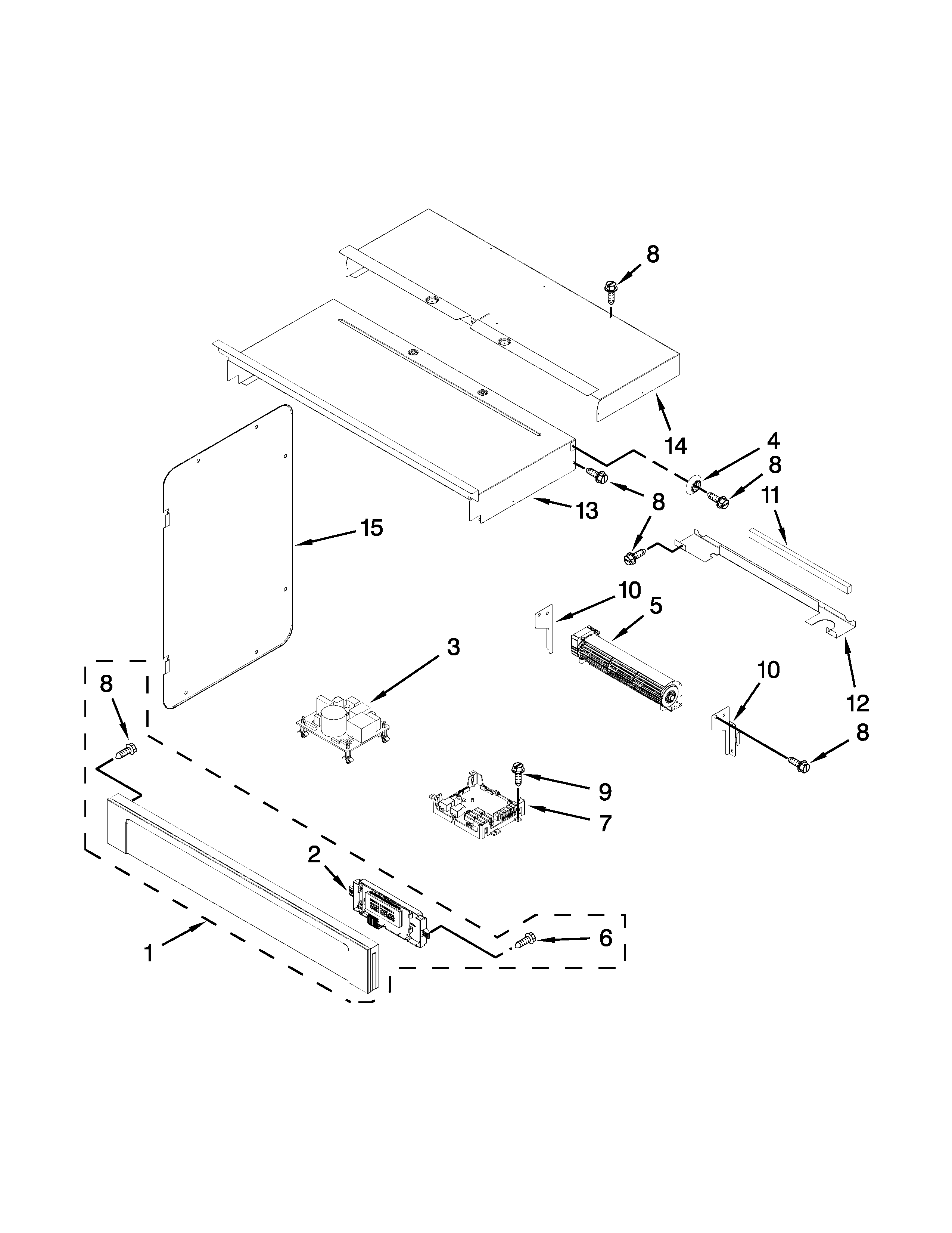 Maytag MMW9730AW02 control panel parts diagram