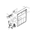 Whirlpool WDF310PAAD5 inner door parts diagram