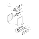Maytag MDB4949SDE0 door and panel parts diagram