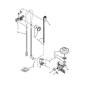 Maytag MDB4949SDE0 fill, drain and overfill parts diagram