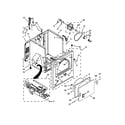 Maytag MGDC400BW1 cabinet parts diagram