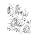 Maytag MGDC400BW1 bulkhead parts diagram