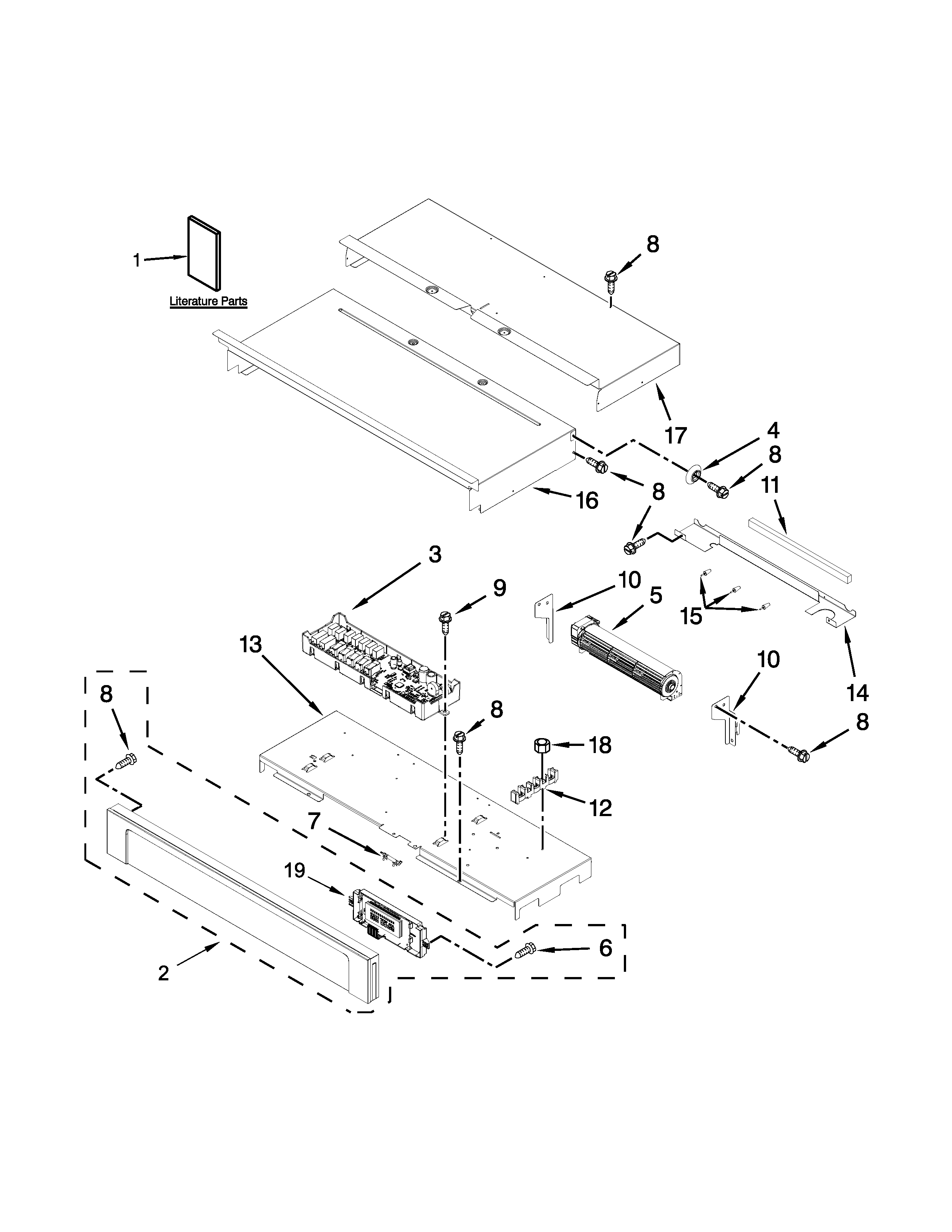 Maytag MEW7627DS00 control panel parts diagram