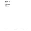 Jenn-Air JGC1536BS0 cover sheet diagram