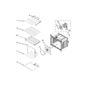 Maytag MEW9530DS00 internal oven parts diagram