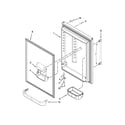 Maytag MBF1958DEM00 refrigerator door parts diagram